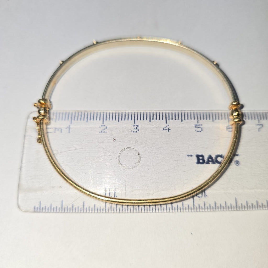 PULSERA RIGIDA ORO 14 K 6 GRMS (SEMINUEVO)