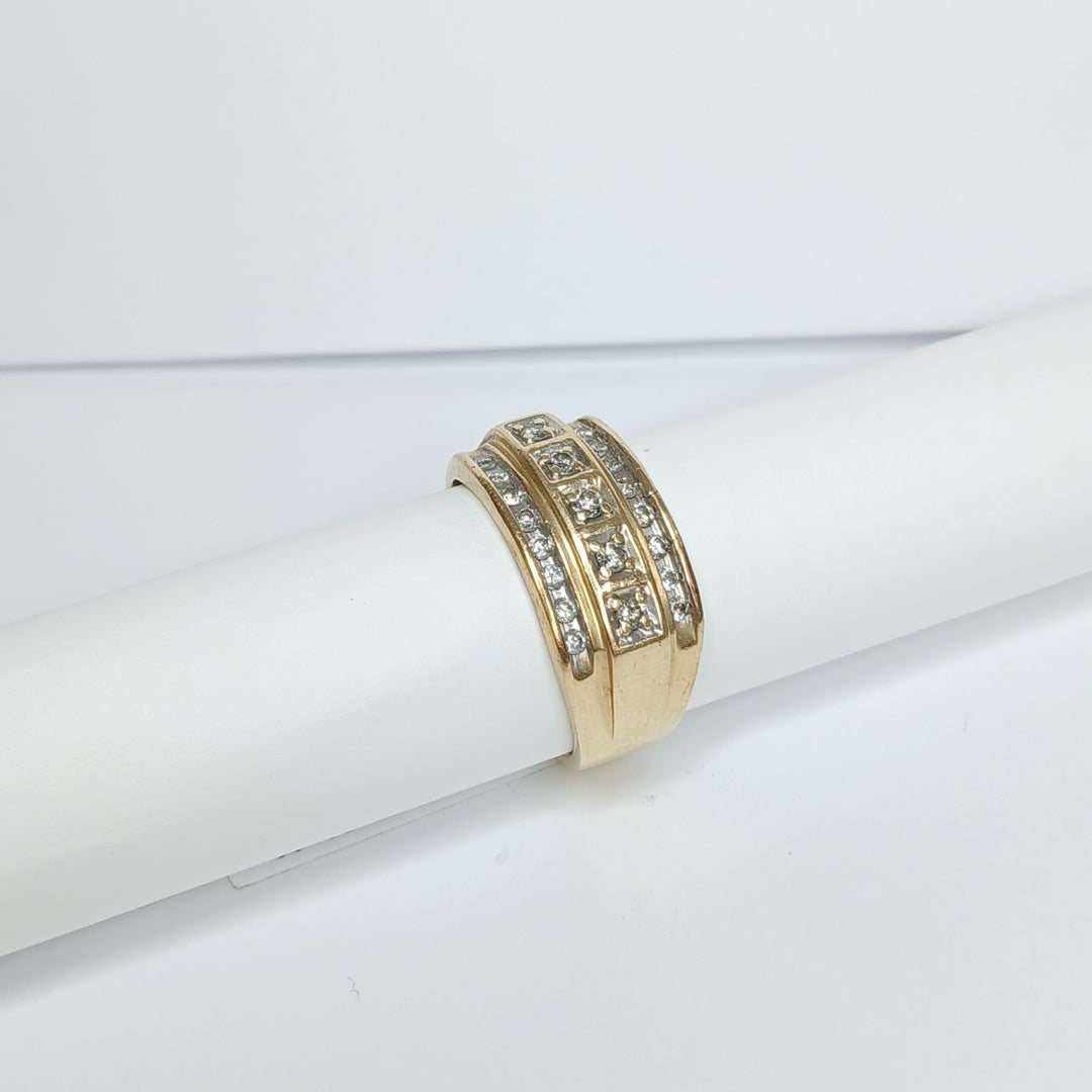 ANILLO ORO 10 K 6,60 GRMS (SEMINUEVO)