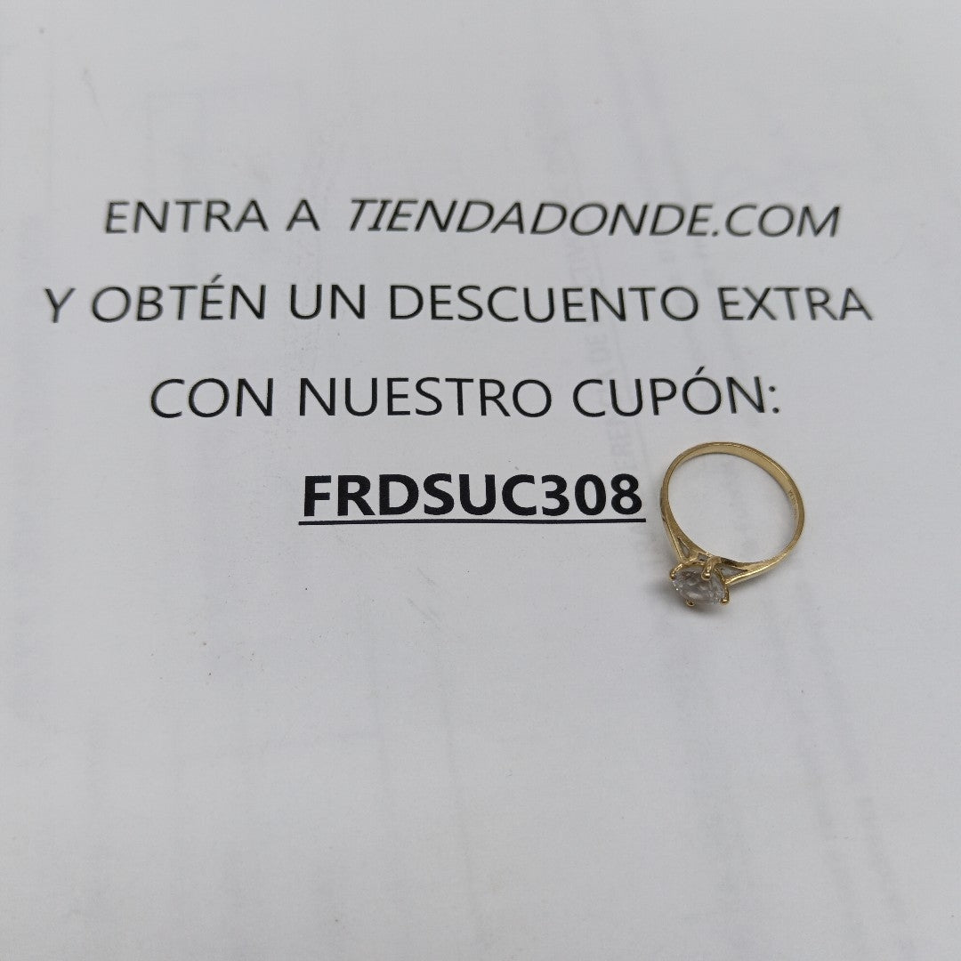 SOLITARIO ORO 14 K 1.4 GRMS (SEMINUEVO)