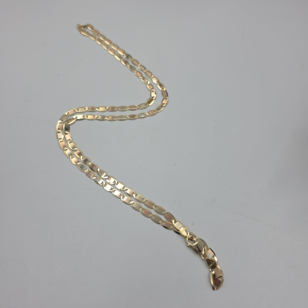 CADENAS VALENTINA/ESPEJO ORO 14K 9.9 (NUEVO)