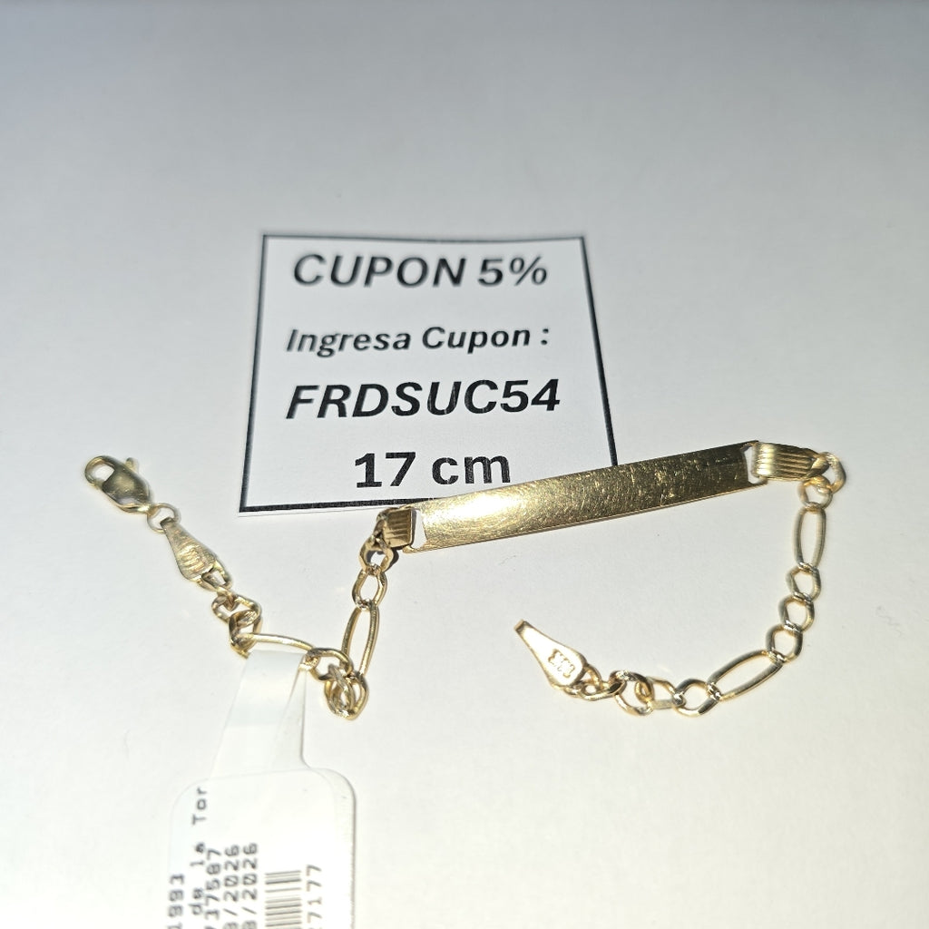 ESCLAVA ORO 14 K 3,90 GRMS (SEMINUEVO)