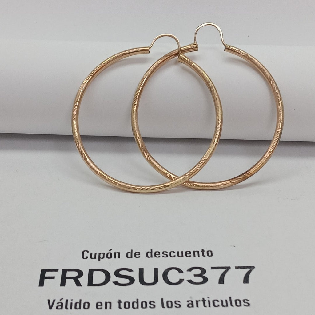ARRACADAS PAR ORO 8 K 5 GRMS (SEMINUEVO)