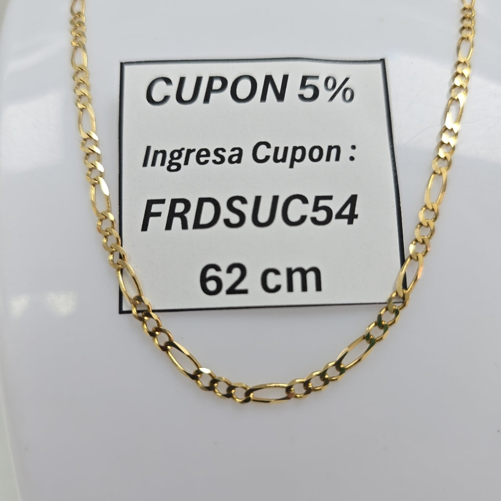 CADENA ORO 14 K 7.5 GRMS (SEMINUEVO)