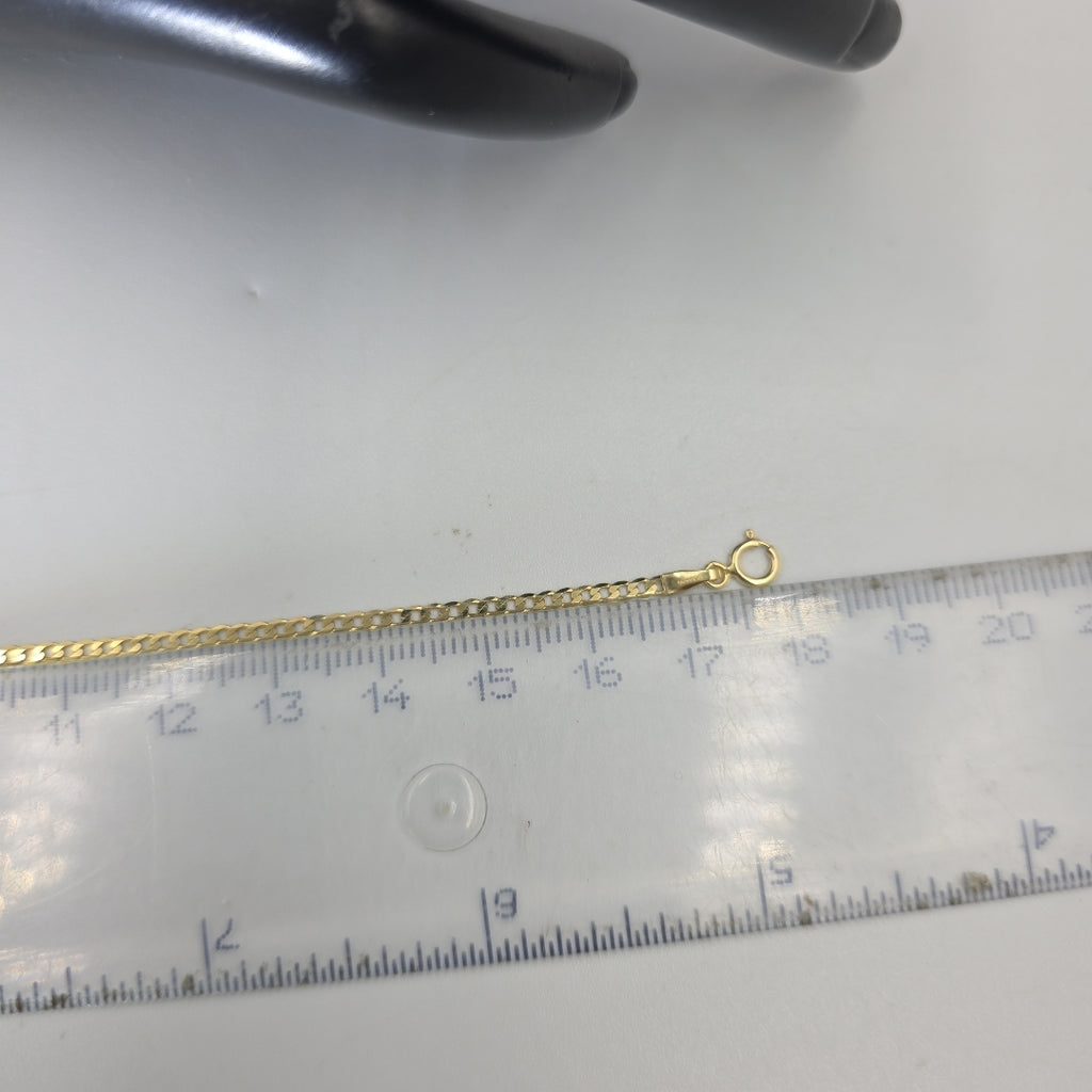 PULSERAS DAMA BARBADA AMARILLA ORO 14K 1.2 (NUEVO)