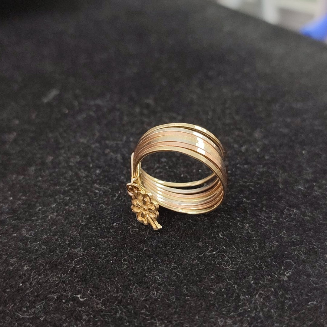 ANILLITO ORO,ORO COMBINADO 14 K 3,00 GRMS (SEMINUEVO)