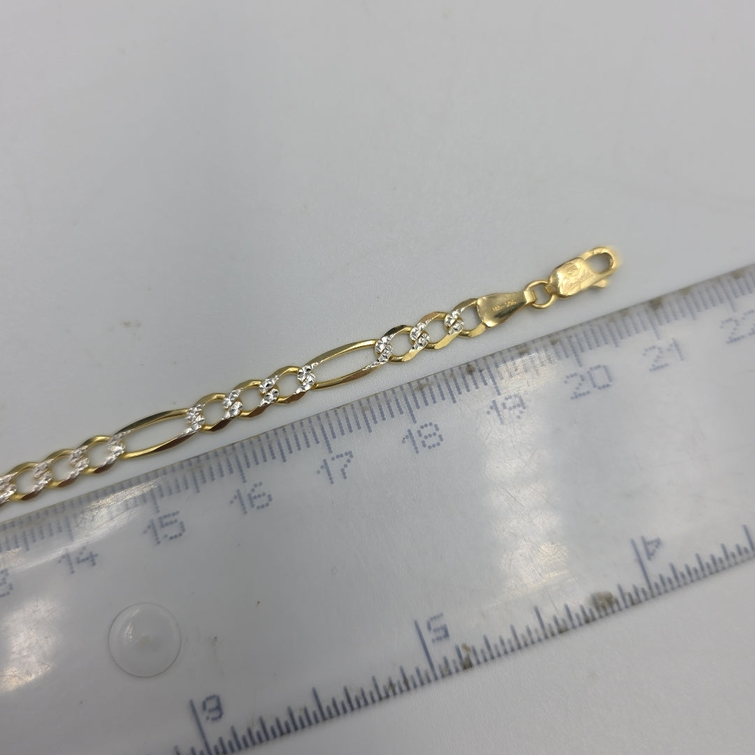 PULSERAS CABALLERO CARTIER 3 1 DIAMANTAD ORO 14K 4.5 (NUEVO)