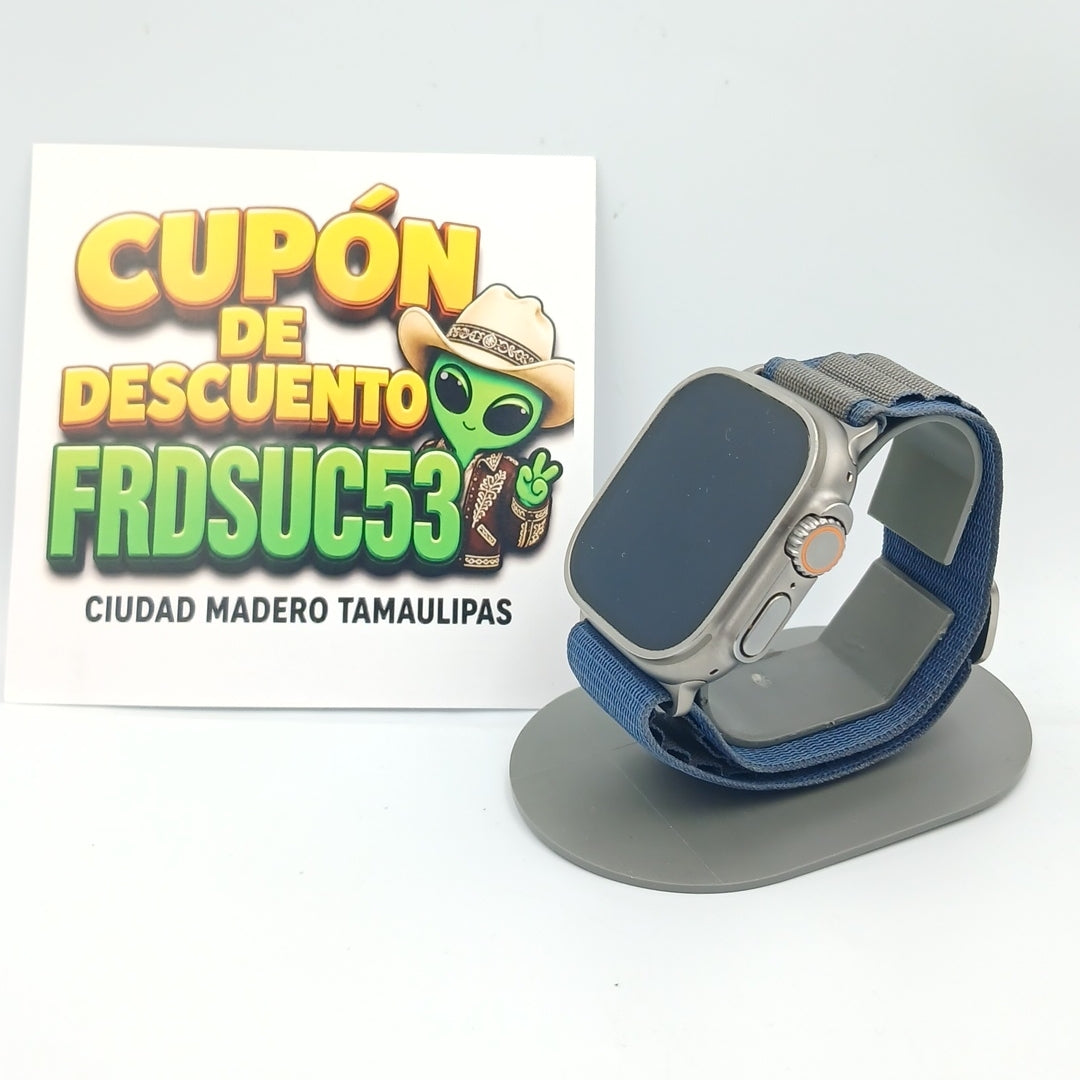 SMARTWATCH APPLE ULTRA 2 TITANIO A2986 49 MM GPS + CELULAR (SEMINUEVO)
