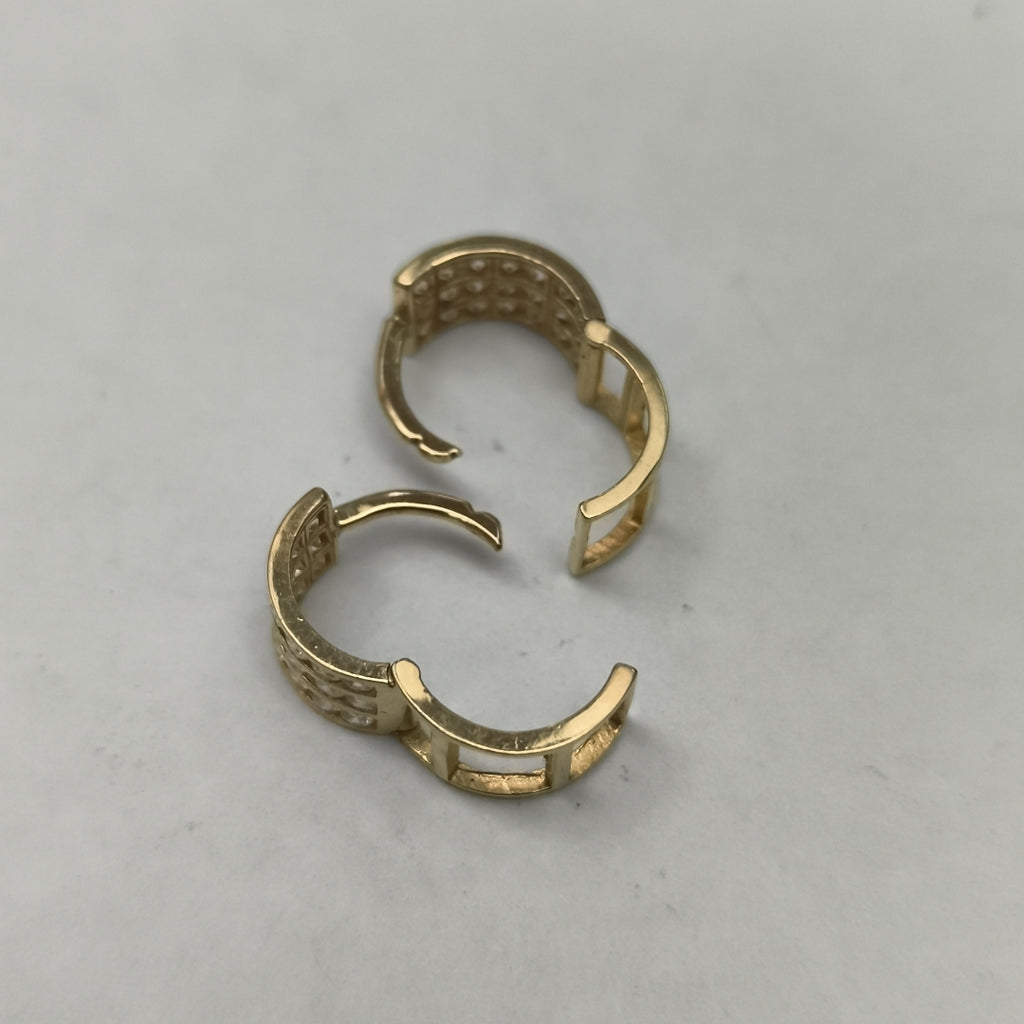ARRACADAS PAR ORO 14 K 2.4 GRMS (SEMINUEVO)