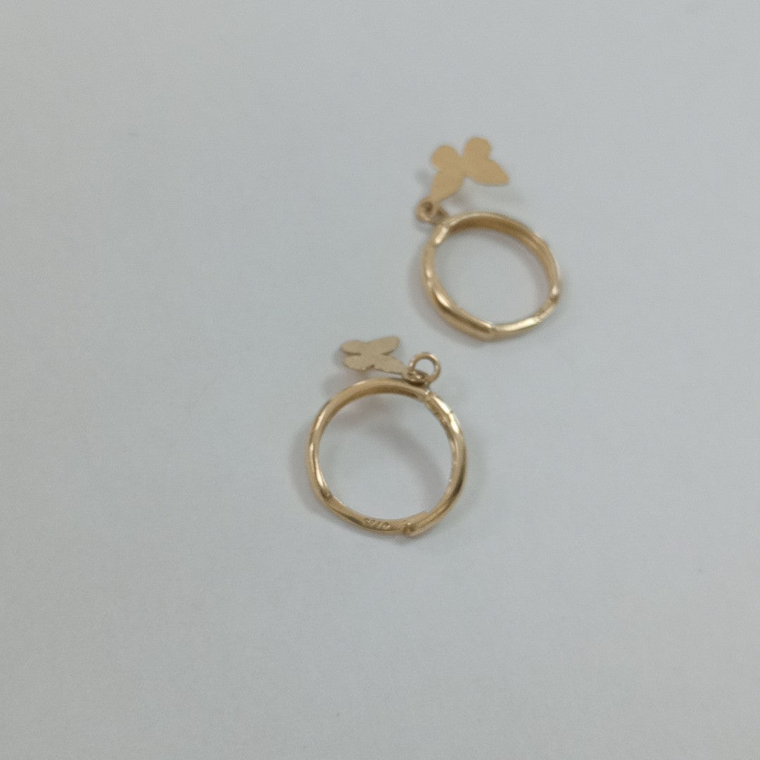 ARETES PAR ORO 10 K 1 GRMS (SEMINUEVO)