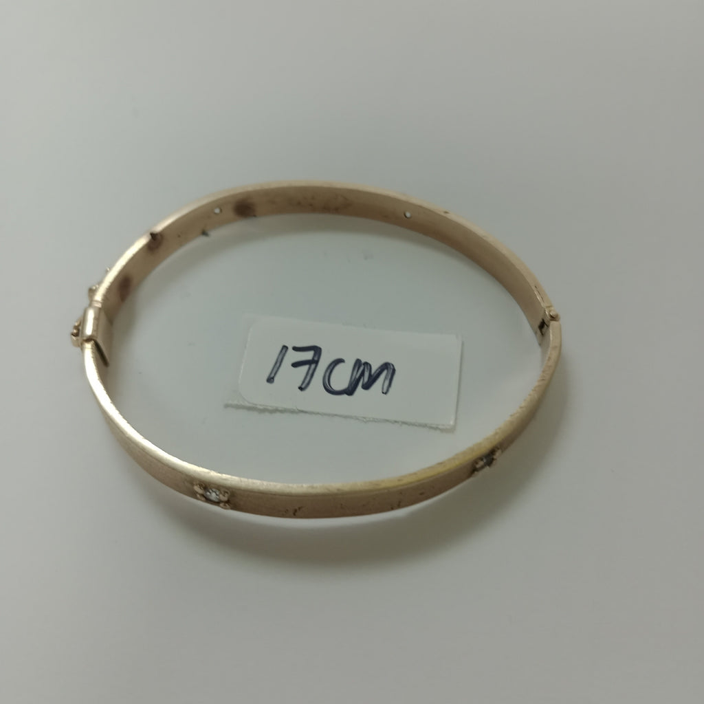 PULSERA RIGIDA ORO 10 K 22.5 GRMS (SEMINUEVO)
