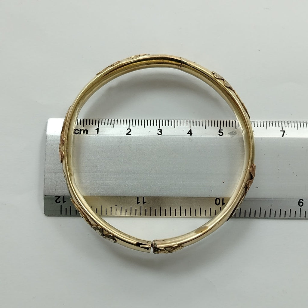PULSERA RIGIDA ORO 14 K 12.9 GRMS (SEMINUEVO)
