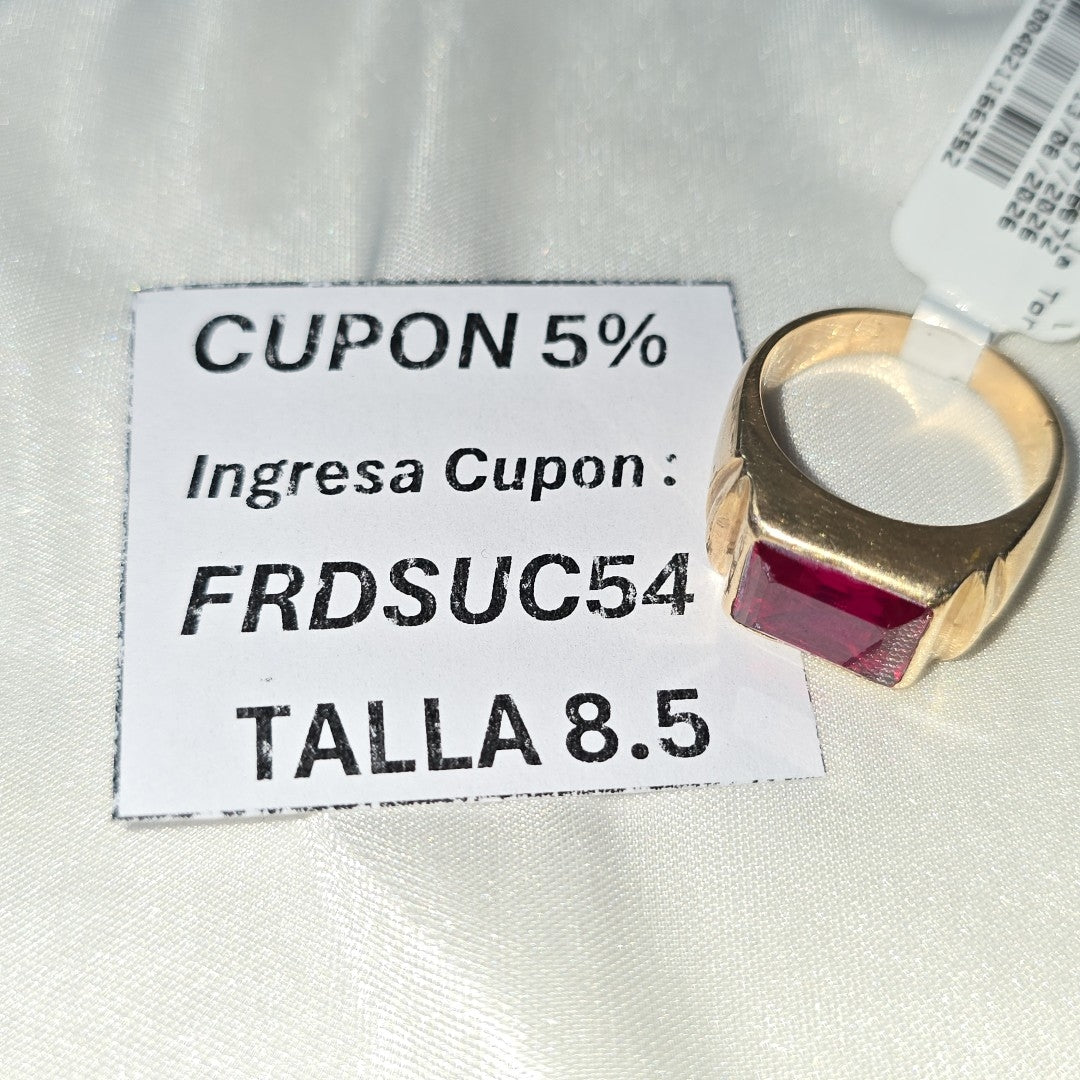 ANILLO ORO 10 K 13 GRMS (SEMINUEVO)