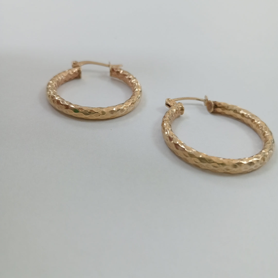 ARRACADAS PAR ORO 10 K 3.7 GRMS (SEMINUEVO)
