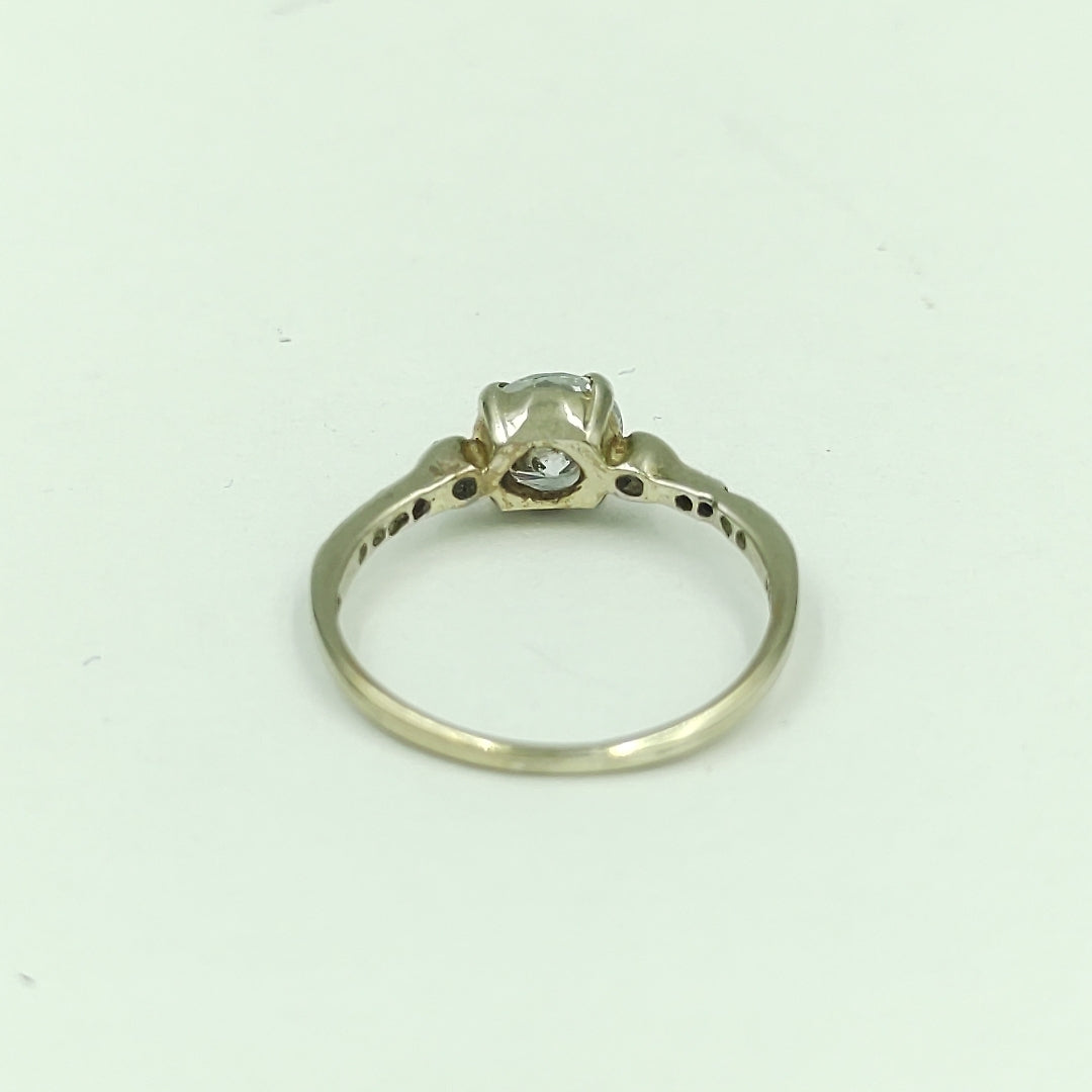 ARGOLLA ORO, ORO BLANCO 8 K 1.6 GRMS (SEMINUEVO)