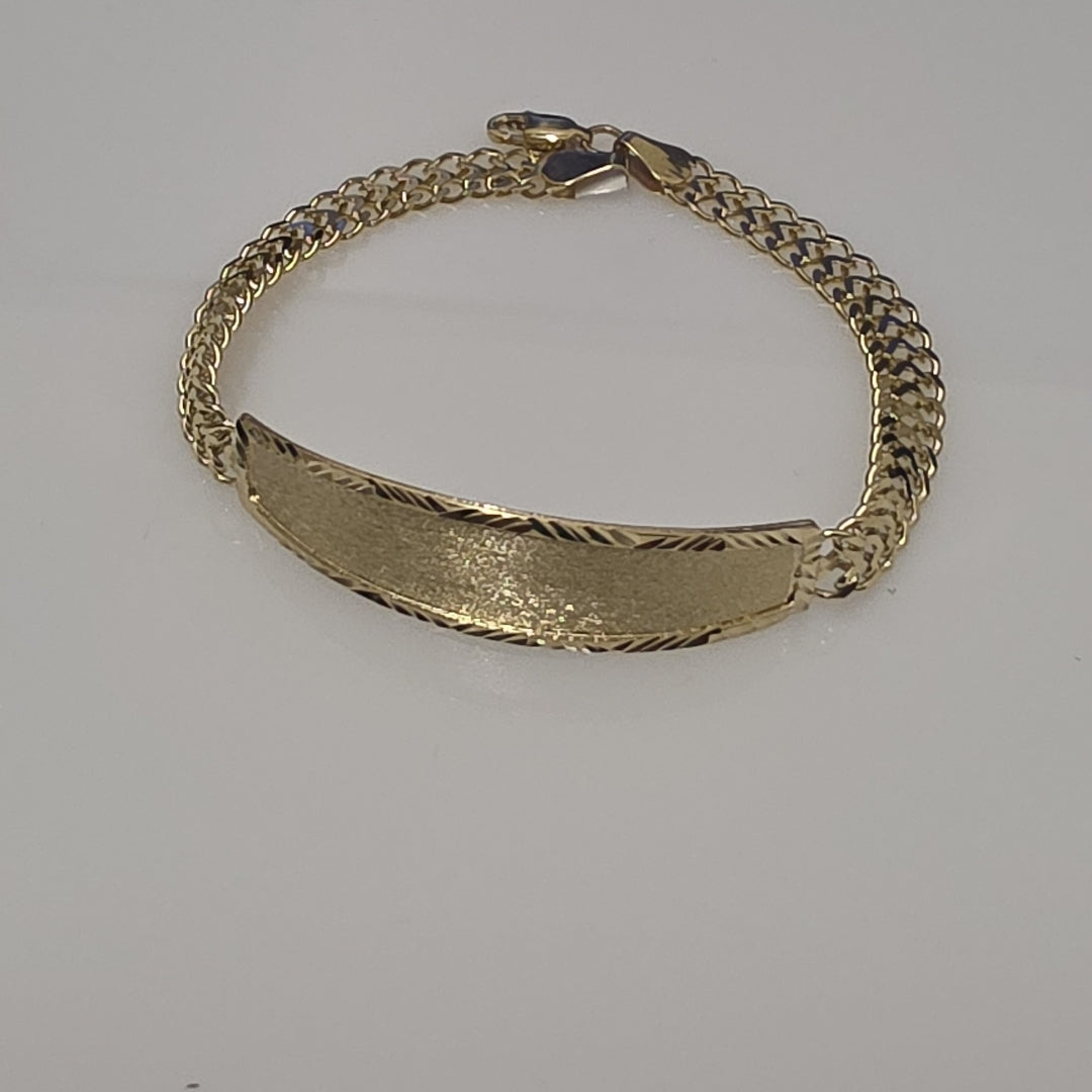 PULSERA ESCLAVA CHINO 14K 21 CM 9.9 GR (NUEVO)