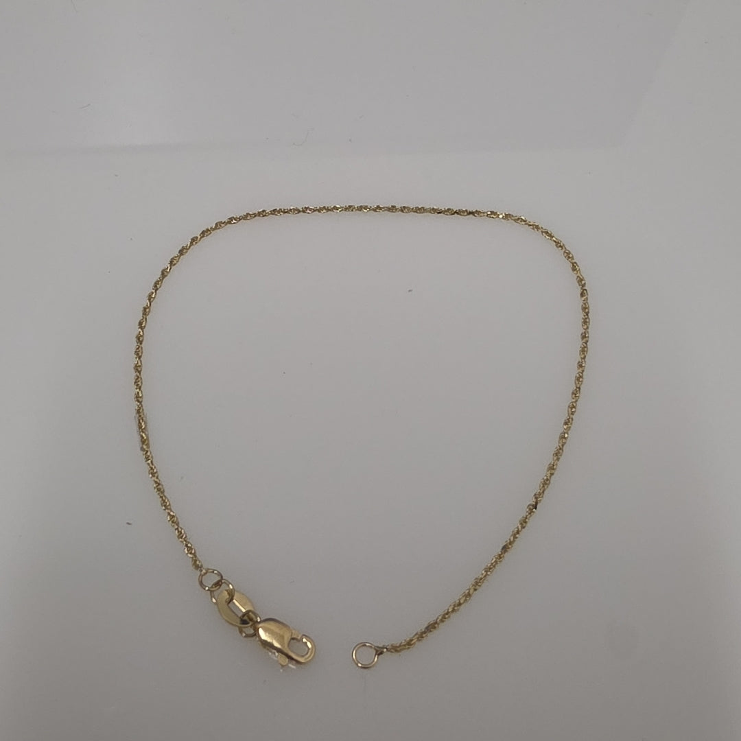 PULSERA TORZAL 14K 21 CM 1.5 GR (NUEVO)