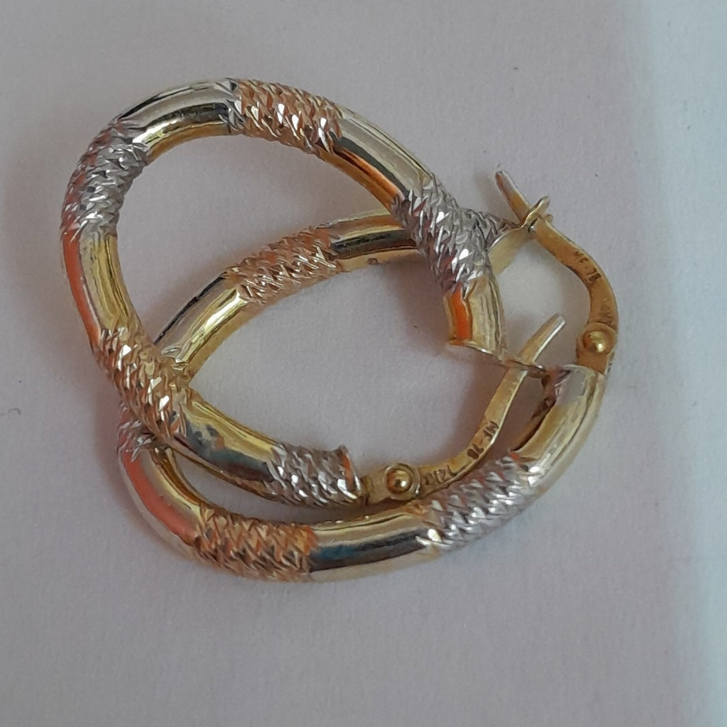 ARRACADAS PAR ORO 14 K 1,60 GRMS (SEMINUEVO)