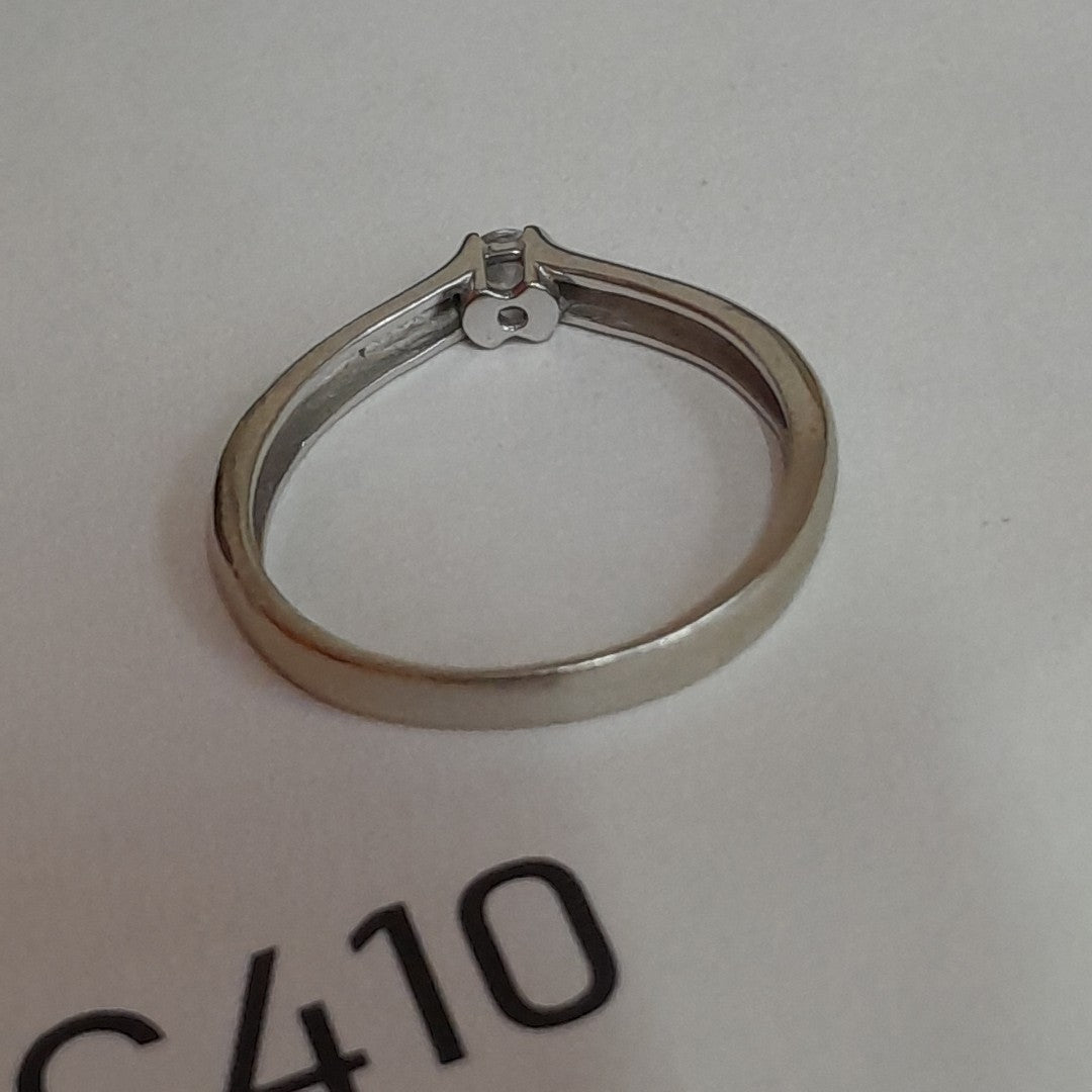 ANILLITO ORO BLANCO 14 K 2,20 GRMS (SEMINUEVO)