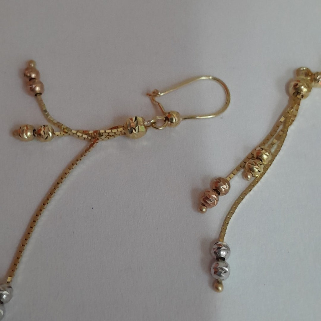 ARETES PAR ORO 14 K 2,50 GRMS (SEMINUEVO)