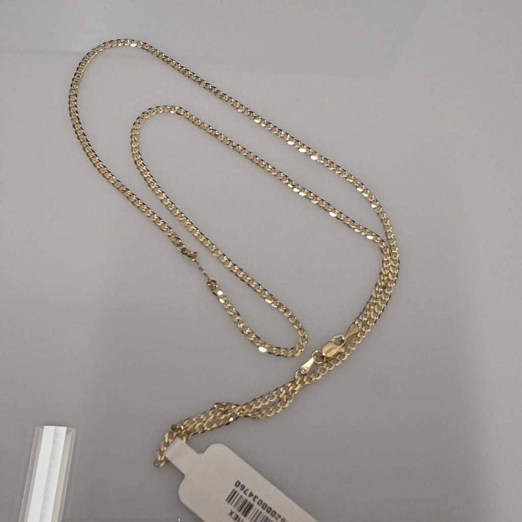 CADENA BARBADA 14K 60 CM 5.8 GR (NUEVO)