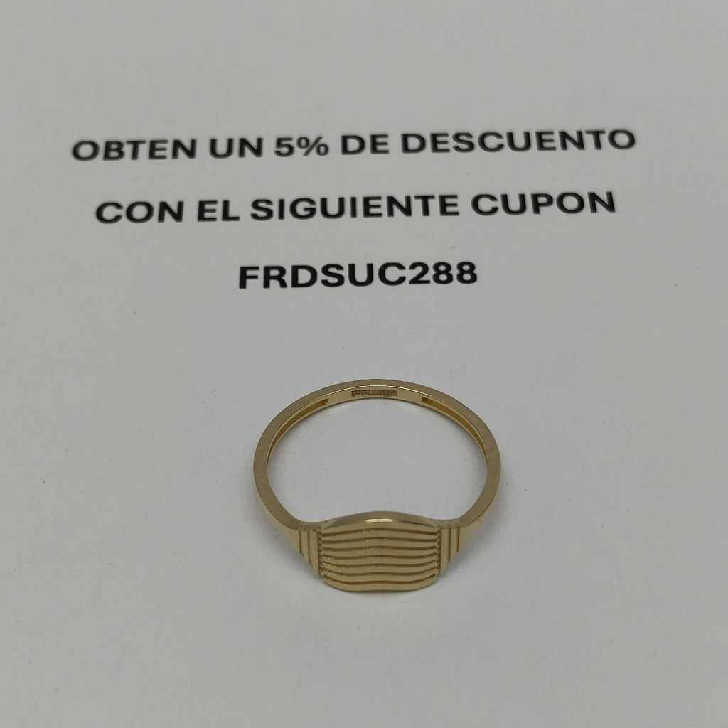 ANILLOS CORAZON 14K TALLA 8 1.8 GR (NUEVO)