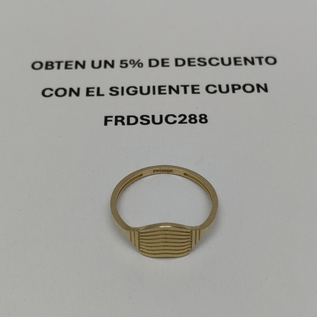 ANILLOS CORAZON 14K TALLA 8 1.8 GR (NUEVO)