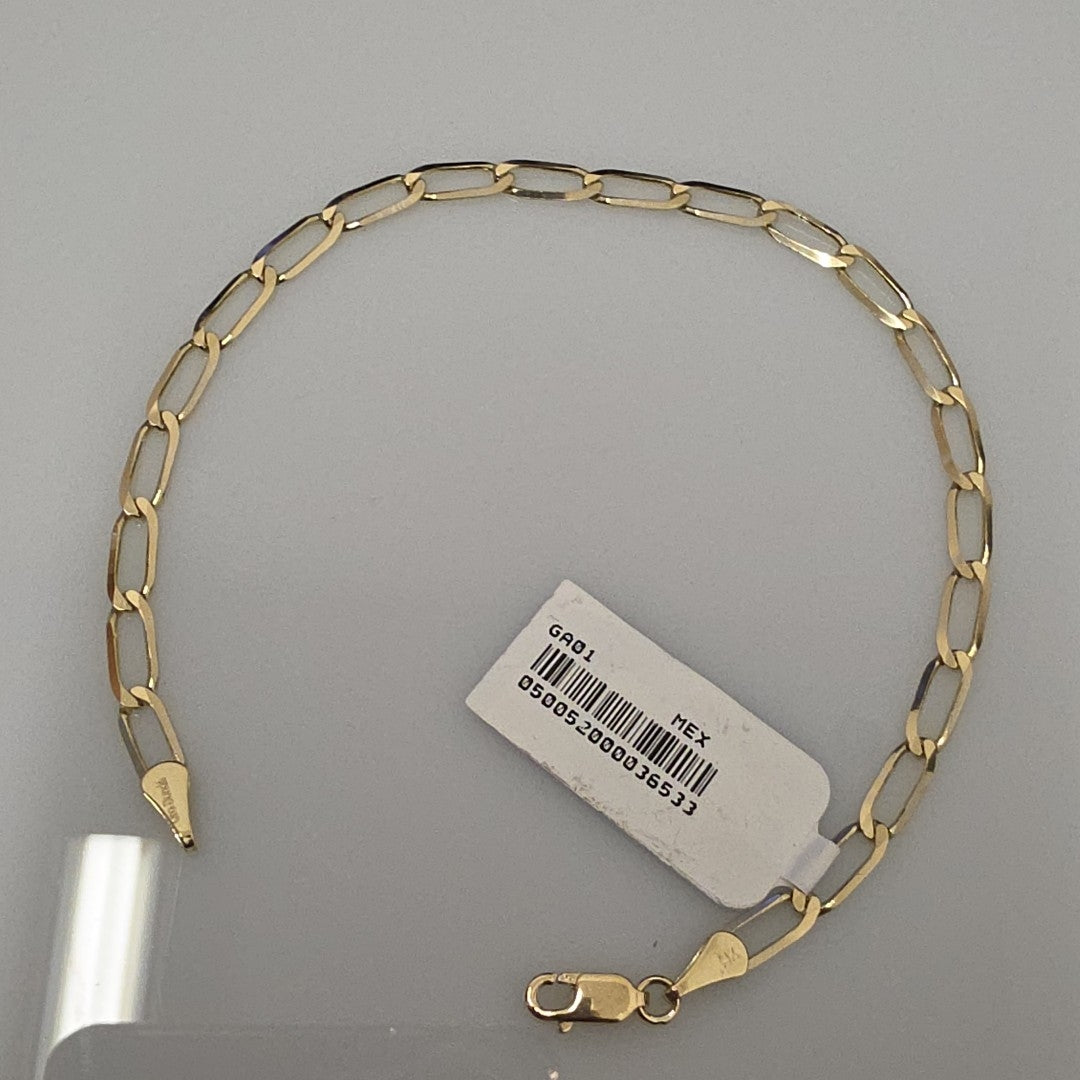 PULSERA ESLABON 14K 21 CM 4.2 GR (NUEVO)