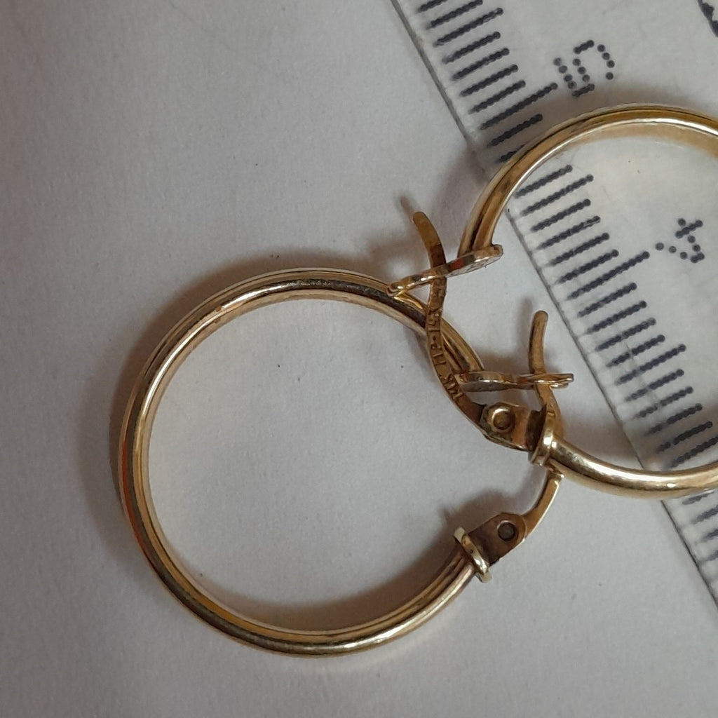 ARRACADAS PAR ORO 14 K 2,20 GRMS (SEMINUEVO)