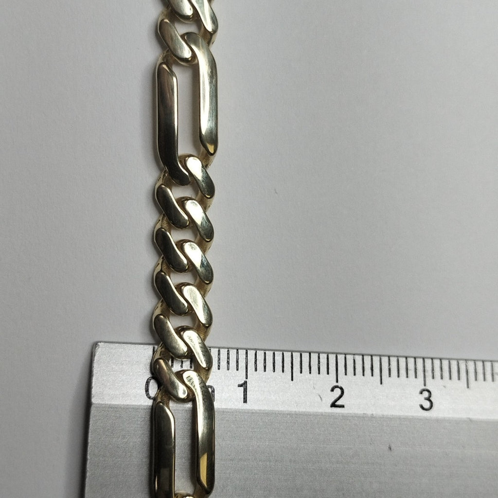 PULSERA CABALLERO MONACO ORO 10K 7.2 (NUEVO)