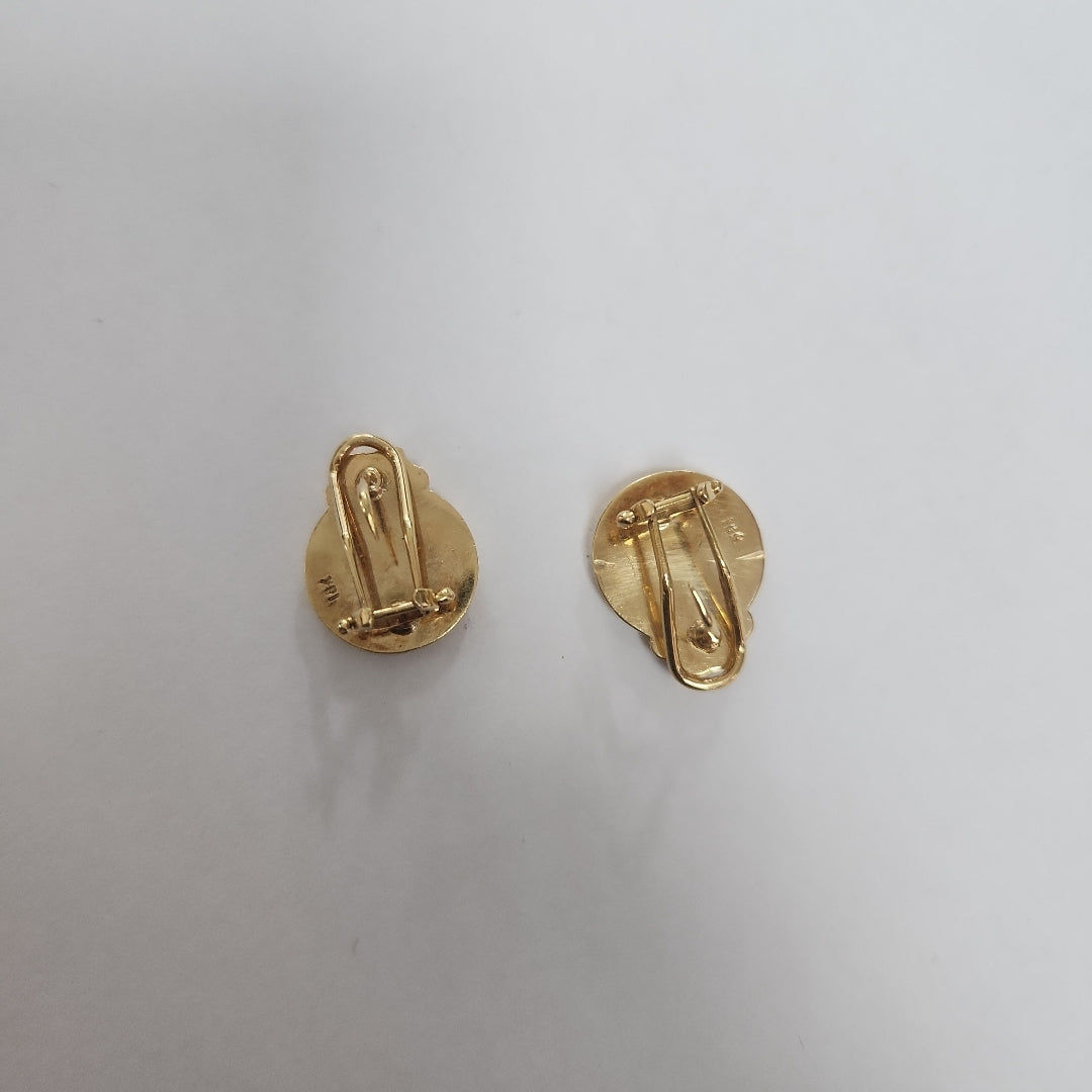 ARETES PAR ORO 18 K 12.4 GRMS (SEMINUEVO)