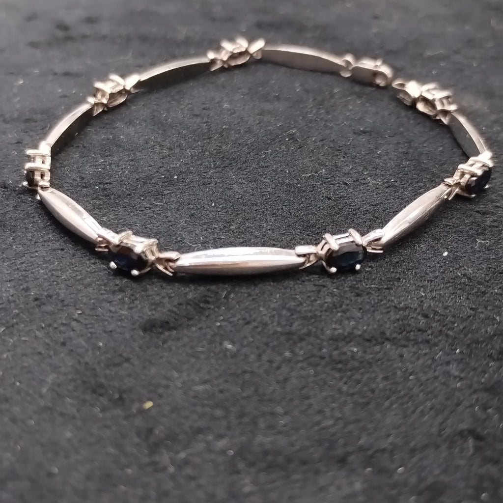 PULSERA ORO BLANCO 14 K 4.4 GRMS (SEMINUEVO)