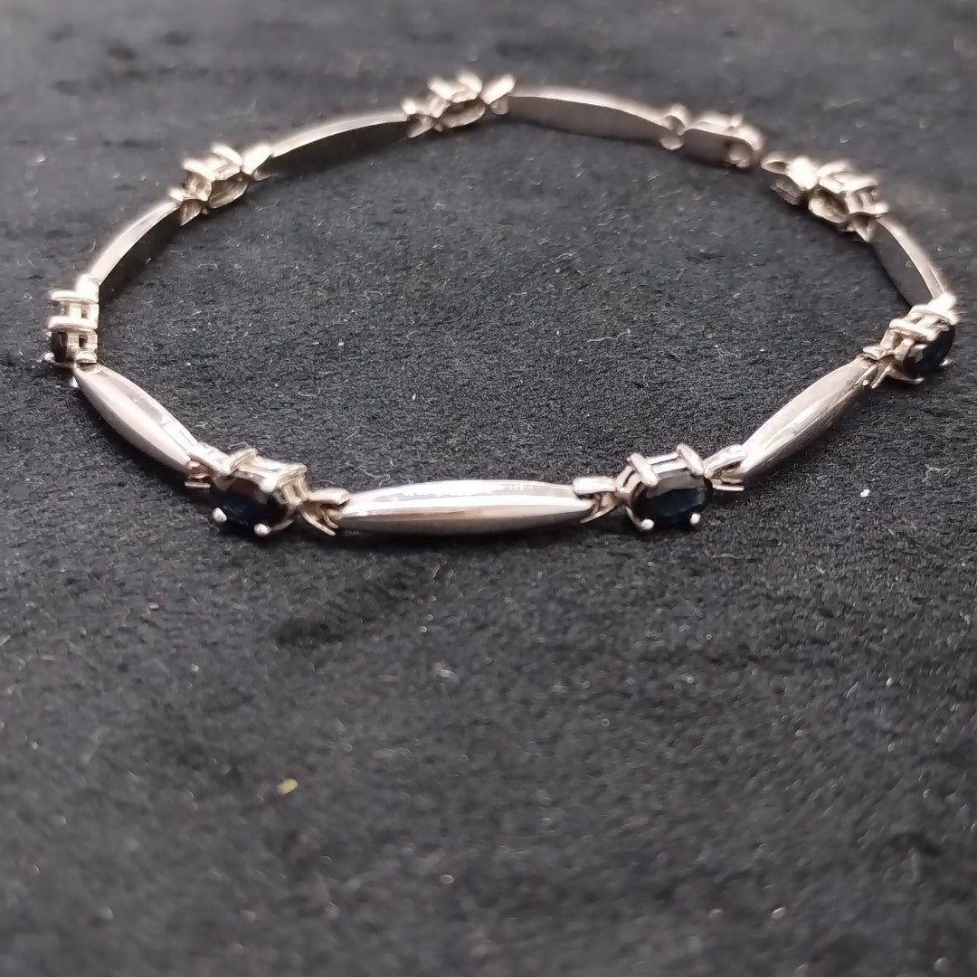 PULSERA ORO BLANCO 14 K 4.4 GRMS (SEMINUEVO)