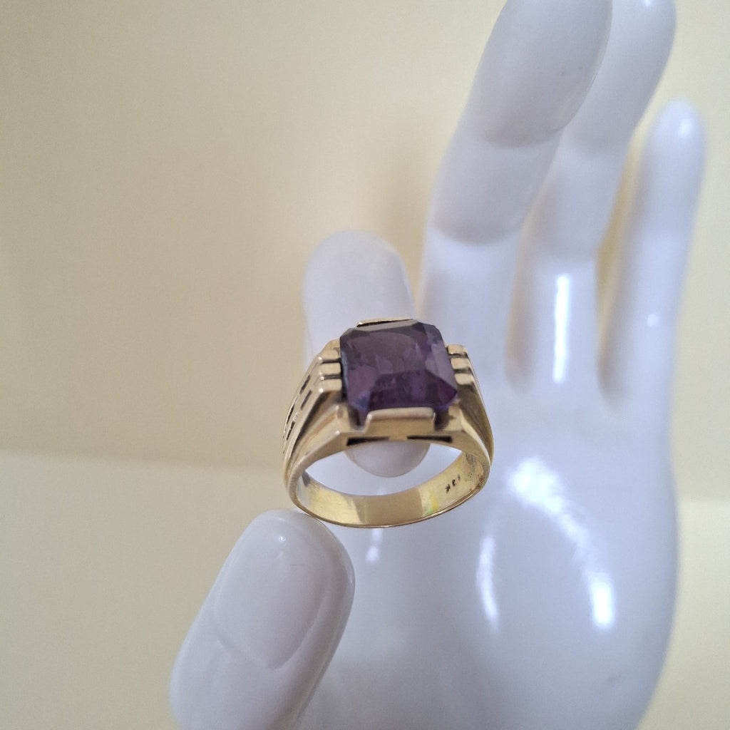 ANILLO ORO 10 K 7 GRMS (SEMINUEVO)