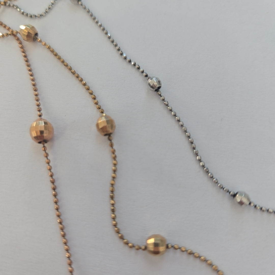 GARGANTILLA ORO COMBINADO 10 K 6,80 GRMS (SEMINUEVO)