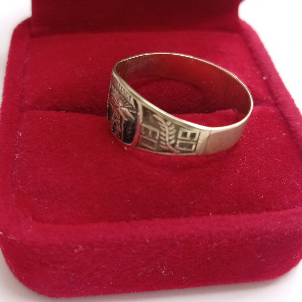 ANILLO DE GRADUACIÓN ORO 8 K 2,20 GRMS (SEMINUEVO)