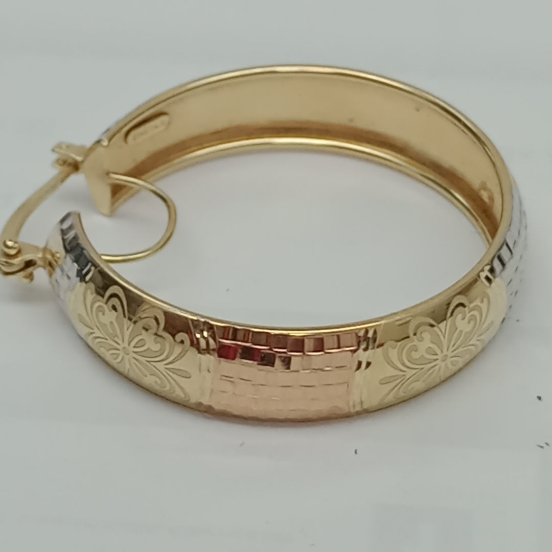 ARRACADAS PAR ORO 14 K 6.2 GRMS (SEMINUEVO)