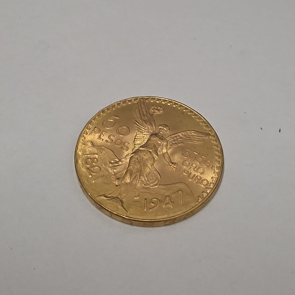 K1 41.6 GRMS 21 K IDENTIFICACIÓN MONEDA NOMINATIVA MONEDAS PESOS 50 PESOS (SEMINUEVO)