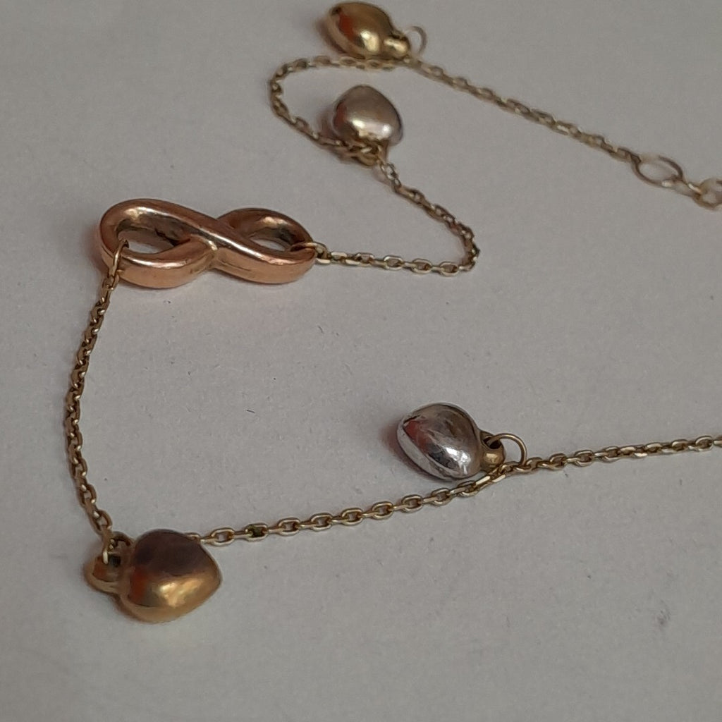 PULSERA ORO COMBINADO 10 K 2,00 GRMS (SEMINUEVO)