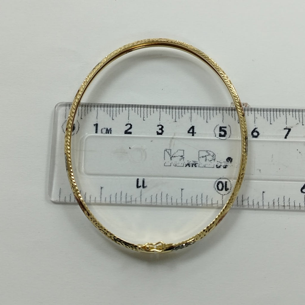 PULSERA RIGIDA ORO 14 K 3.3 GRMS (SEMINUEVO)