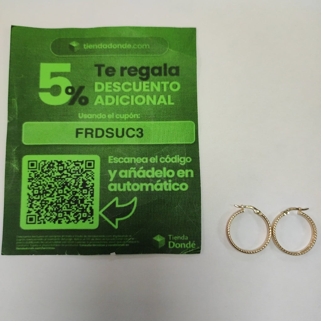 ARRACADAS ORO 14K 2.3 (NUEVO)