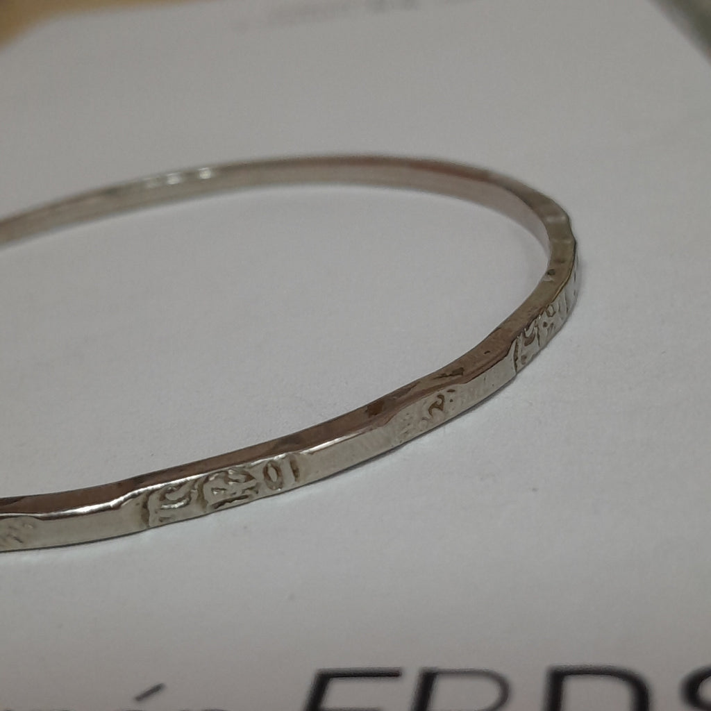 PULSERA RIGIDA PLATA 11,80 GRMS (SEMINUEVO)