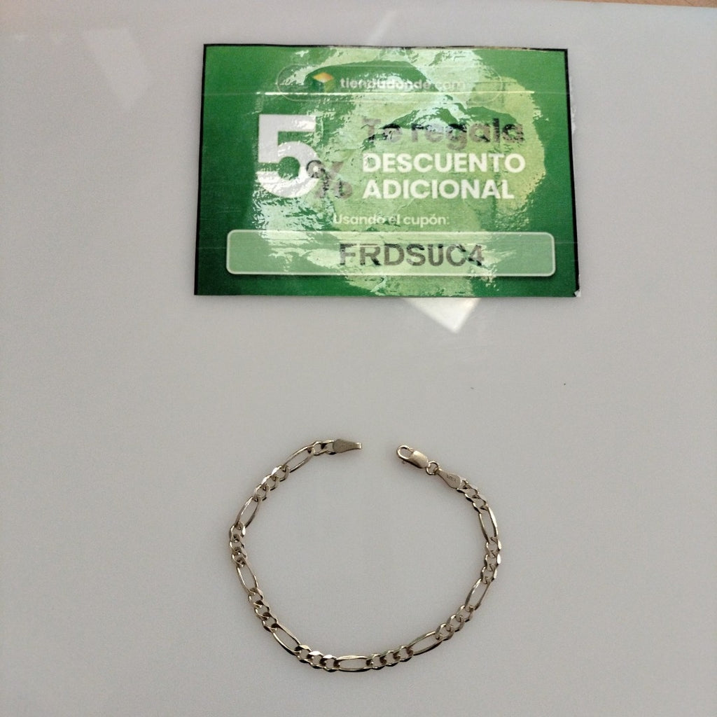PULSERA TEJIDO 3X1 4.3G 18 CM 14K (NUEVO)