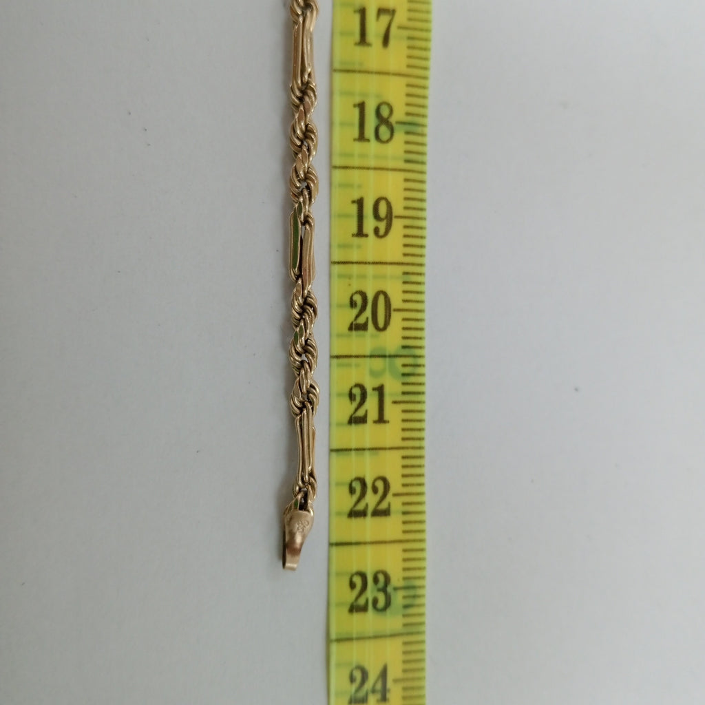 PULSERA RIGIDA ORO 10 K 8.5 GRMS (SEMINUEVO)