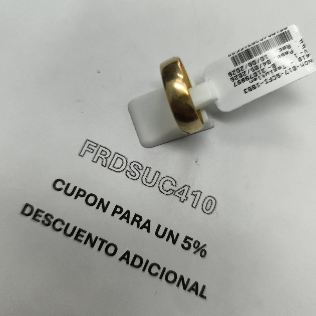ARGOLLA ORO 14 K 2.3 GRMS (SEMINUEVO)