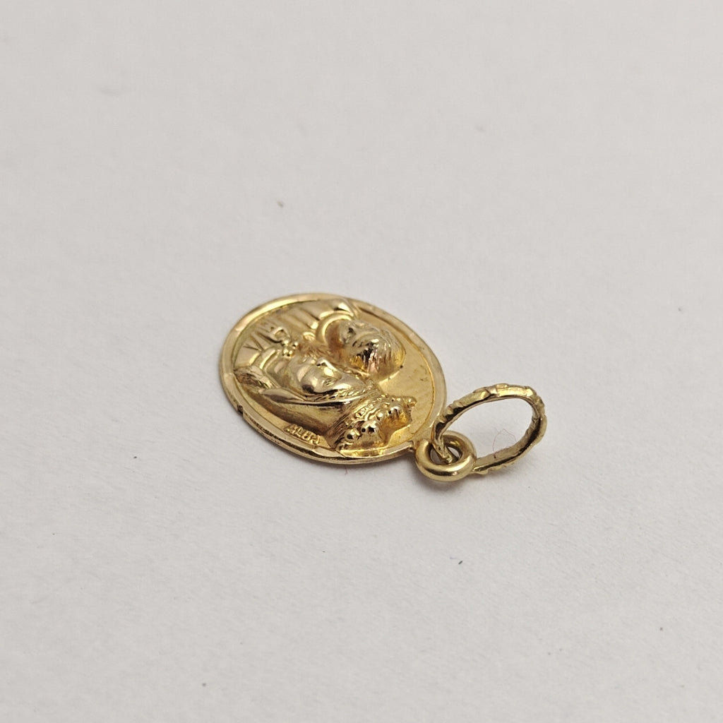 MEDALLA RELIGIOSA ORO 14 K 0.9 GRMS (SEMINUEVO)