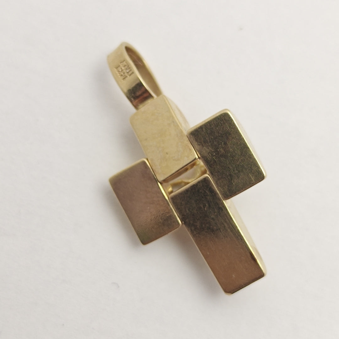 CRUCIFIJO ORO 14 K 3,80 GRMS (SEMINUEVO)
