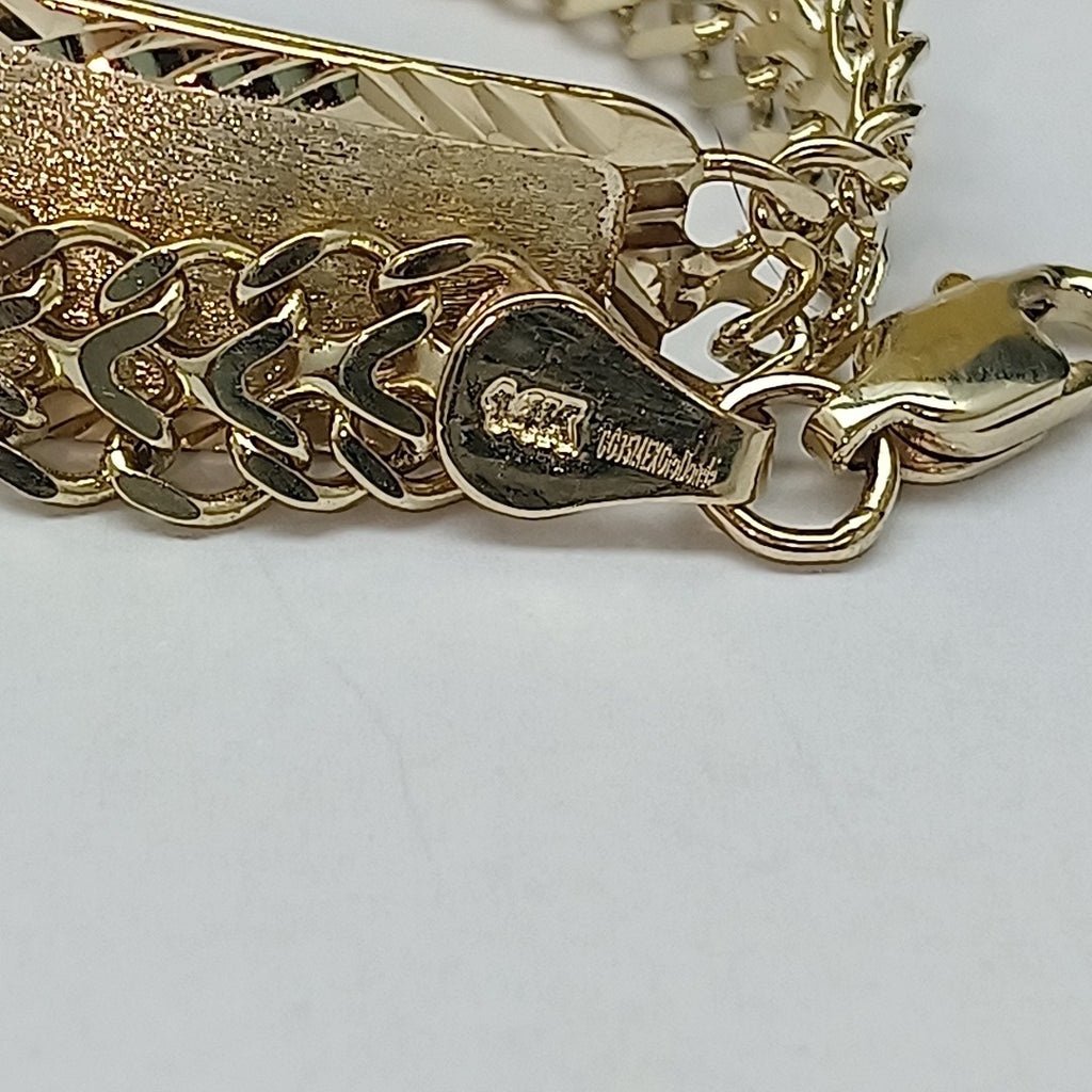 PULSERA ESCLAVA CHINO 14K 21 CM 9.7 GR (NUEVO)