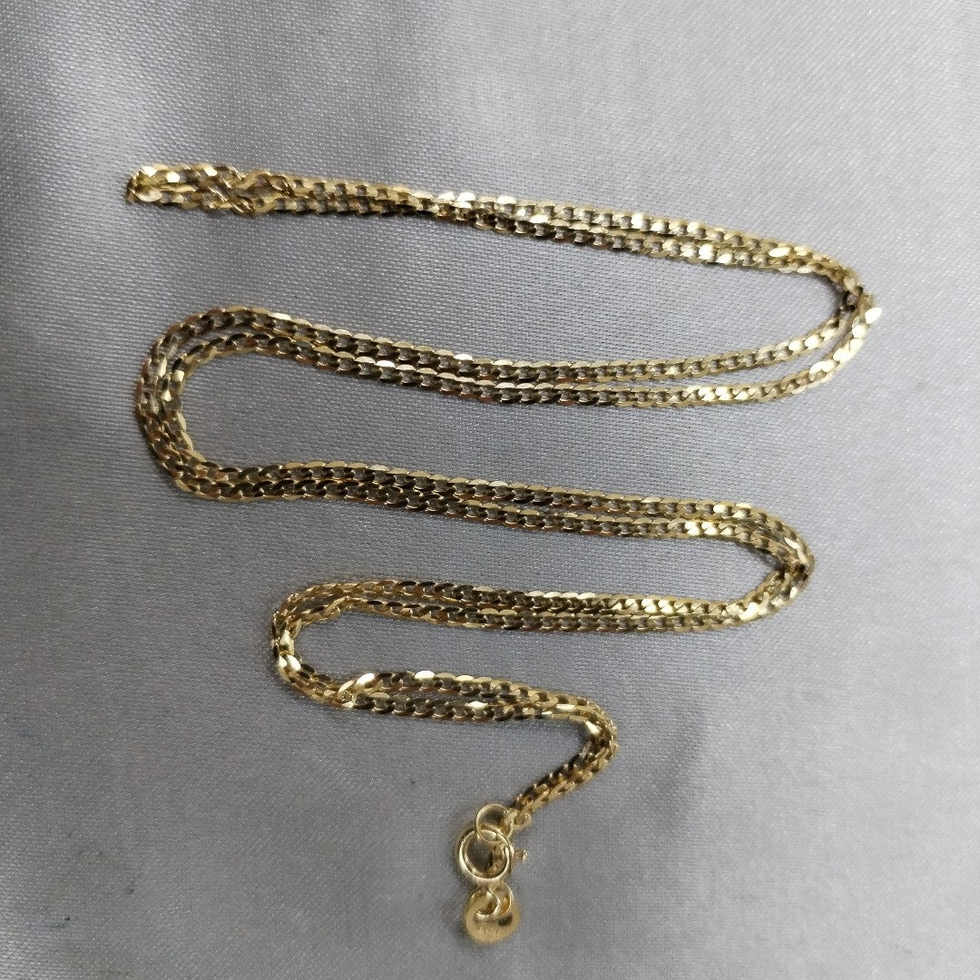 CADENAS BARBADA AMARILLA ORO 14K 2.2 (NUEVO)