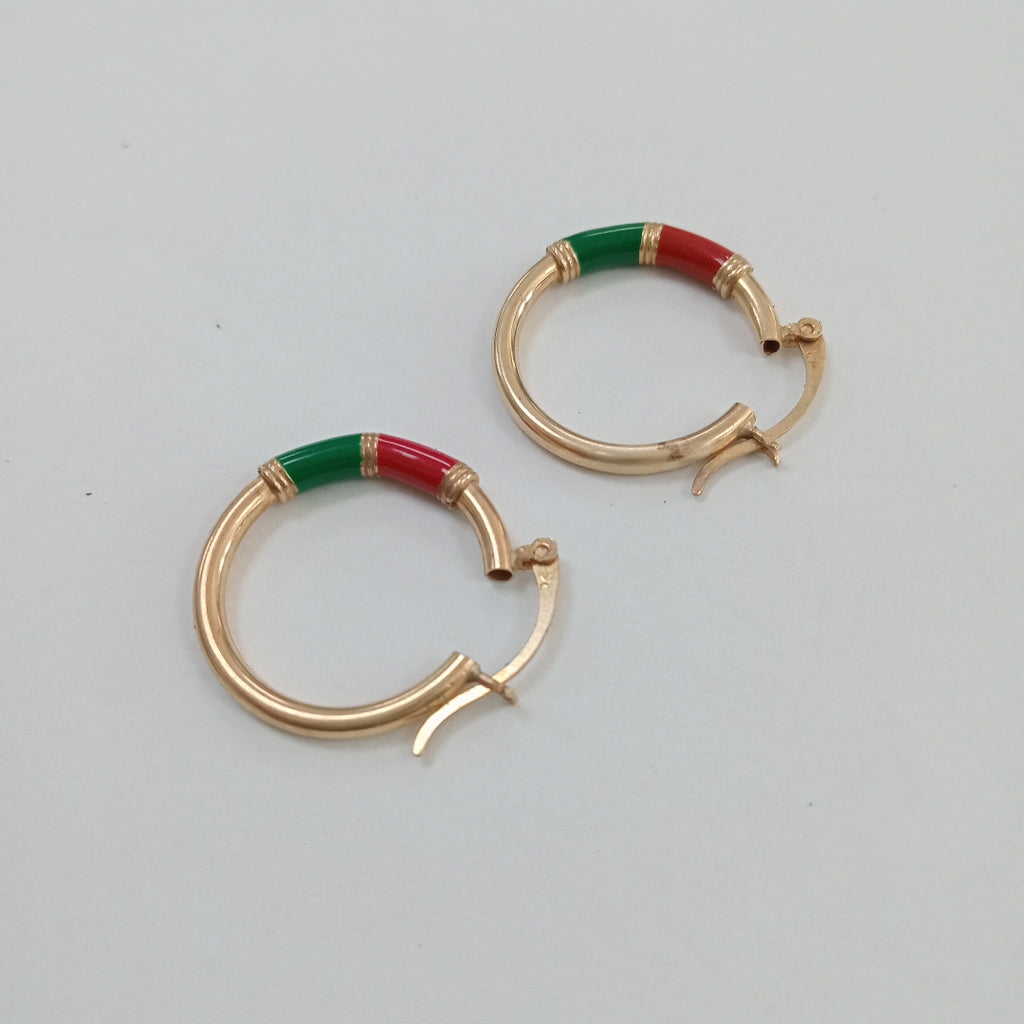 ARRACADAS PAR ORO 10 K 2.8 GRMS (SEMINUEVO)
