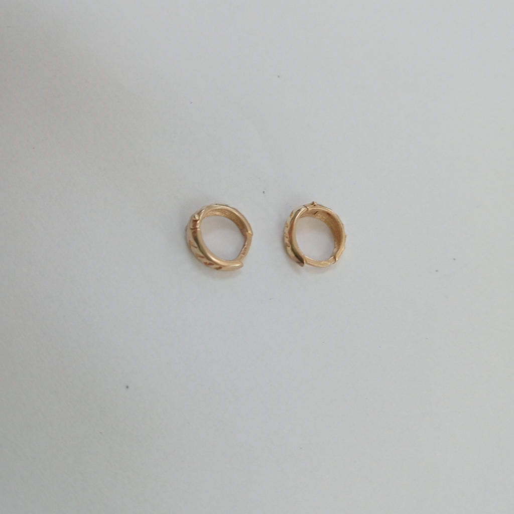 ARRACADAS PAR ORO 14 K 1.7 GRMS (SEMINUEVO)